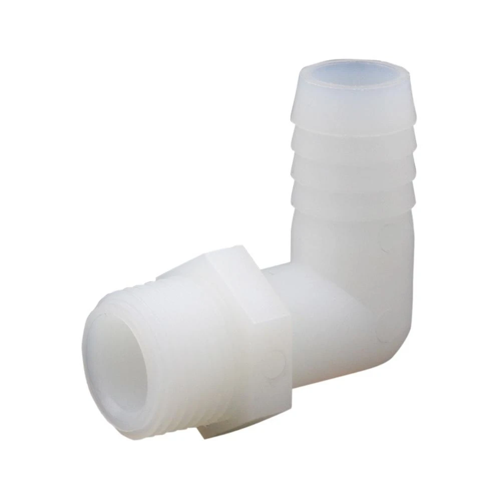 5/8 In. Id X 1/2 In. Mip Plastic Hose Barb Elbow Fitting