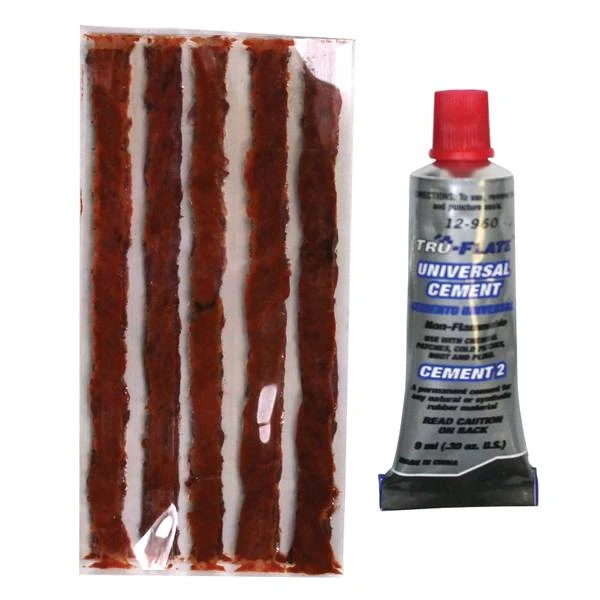 Camel 15-164 Emergency Tire Repair Boot And Refill Kit For Radial & Bias Ply Tires