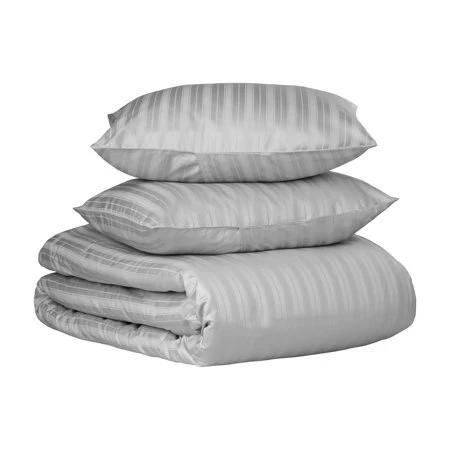 Welhome Alexander 3 Piece Cotton Duvet Set Full/queen Size In Grey