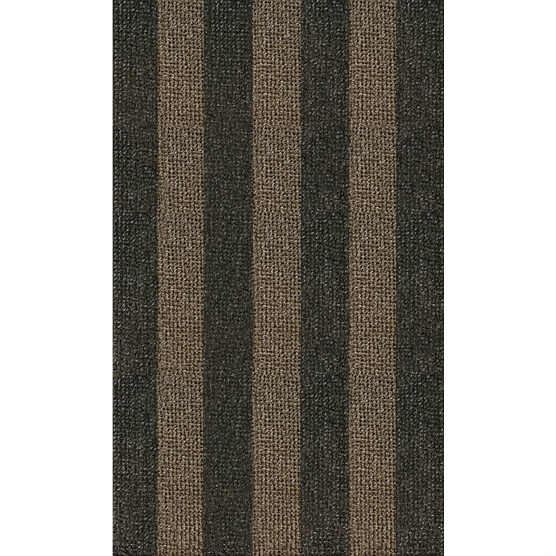 Grassworx Clean Machine Patriot Stripe Desert Taupe Nonslip Door Mat 36 In. X 60 In.