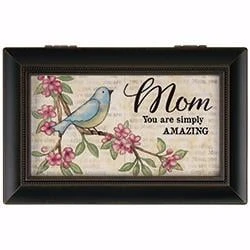 157001 Amazing Mom Decorative Music Box By Carson Home Accents