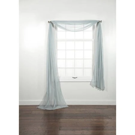 Belle Maison Usa, Ltd. Elegance Sheer Voile Scarf 40" X 216"