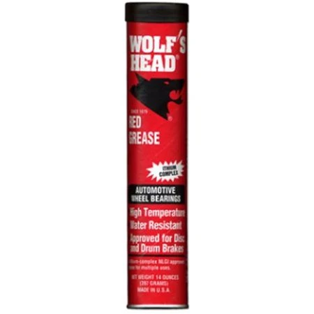 2927 14 Oz Wolfs Head Motor Oil Red Grease 88301