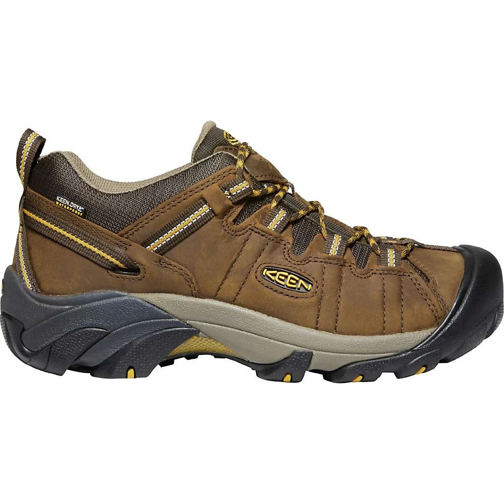 Keen Men's Targhee Ii Low Height Waterproof Hiking Shoes - Size 8.5 - Cascade Brown/golden Yellow