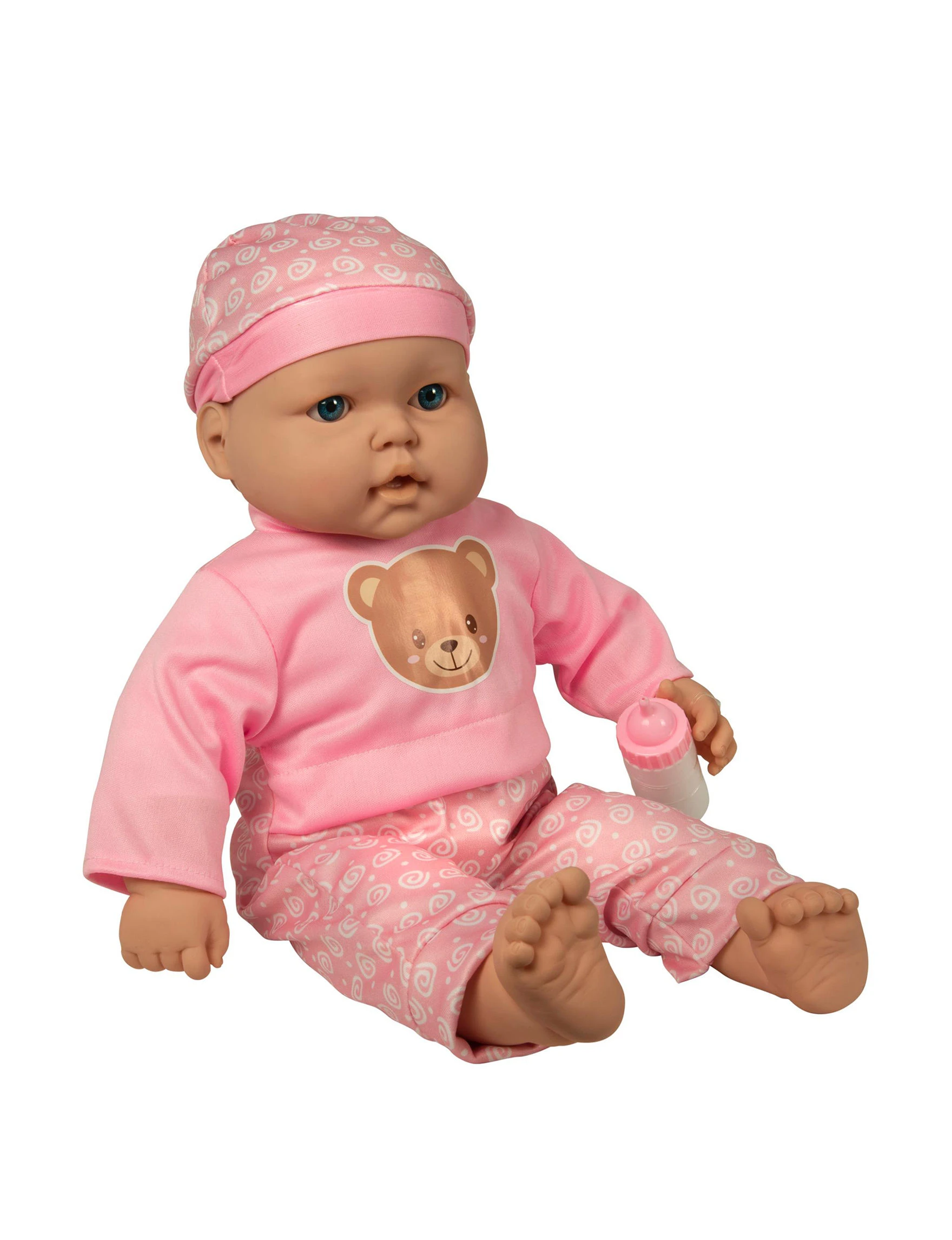 Grandex 20-inch Soft Lovely Baby Doll Dressed In Pink