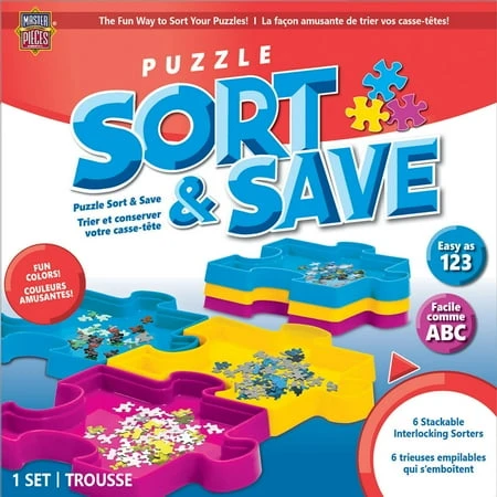 Masterpieces 6 Piece Puzzle Sort And Save Set For Jigsaw Puzzles