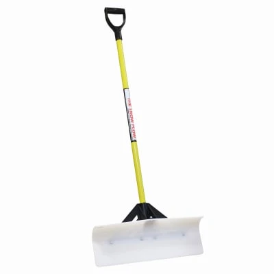 The Snow Plow 24 In. Original Snow Pusher With Fiberglass Handle
