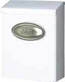 Solar Group Dvkw0000 Large Lockable Wall Mount Mailbox In White