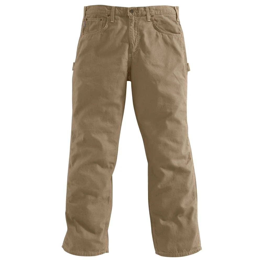 Carhartt Men's 38x34 Golden Khaki Loose Fit Canvas Carpenter Jeans