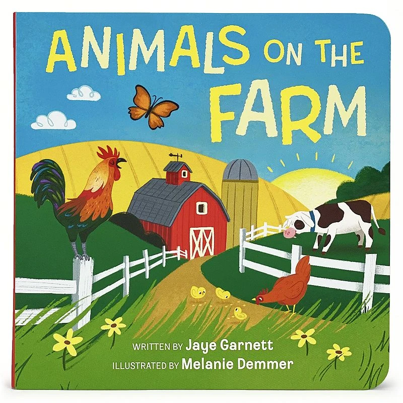 Animals On The Farm Book By Cottage Door Press, Multicolor