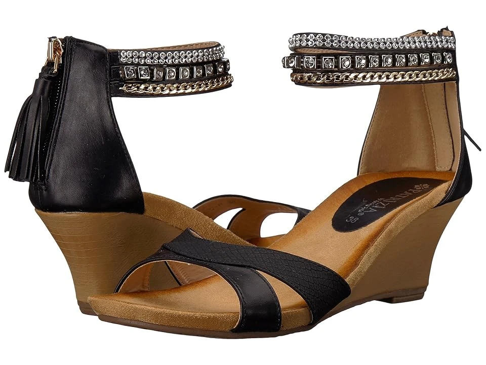 Patrizia Rho Women's Shoes In Black, Size 38