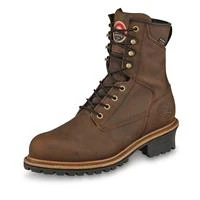 Irish Setter Mesabi 8" Waterproof Soft Toe Men's Logger Work Boots - Brown