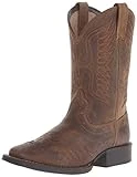 Ariat Kids Honor Western Cowboy Boots Distressed Brown 10.5 M Us Little Kid