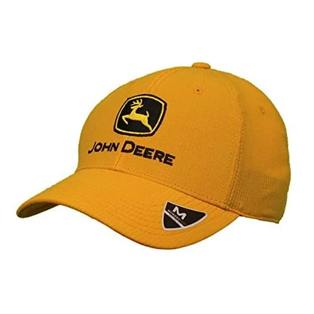 John Deere Men's Yellow Cap With C&f Design Model Lp70336