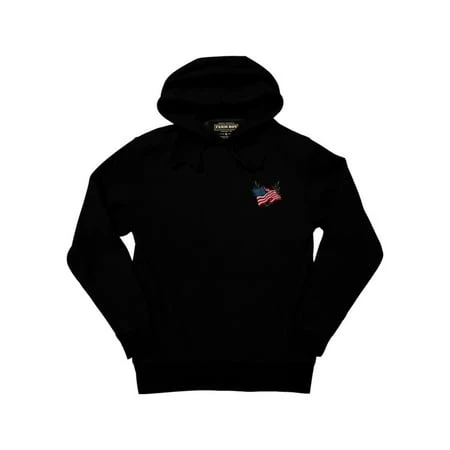 Farm Boy Western Hooded Sweatshirt For Men With American Flag Design F13023269