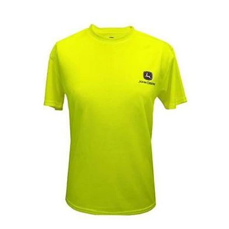 Men's John Deere Neon Yellow T-shirt Size 2xl