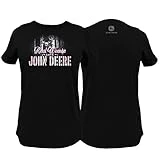 John Deere Ladies Xxl Real Women Love T-shirt Black 23005298bk07