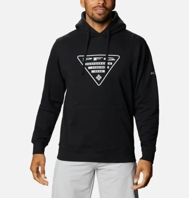 Columbia Men's Pfg Triangle Hoodie, Medium, Black