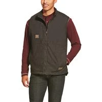 Ariat Men's Rebar Duracanvas Sherpa-lined Vest - Durable And Warm Workwear