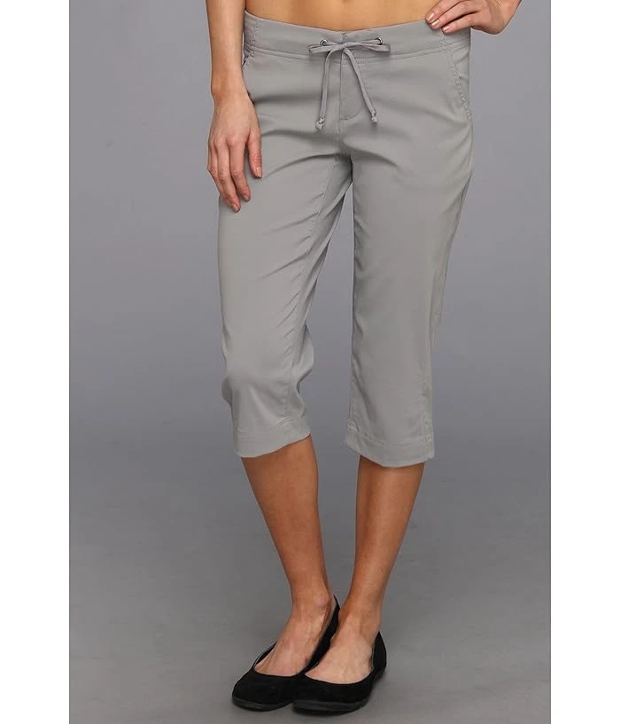 Columbia Women's Anytime Outdoor Capri - Light Grey - Size 6
