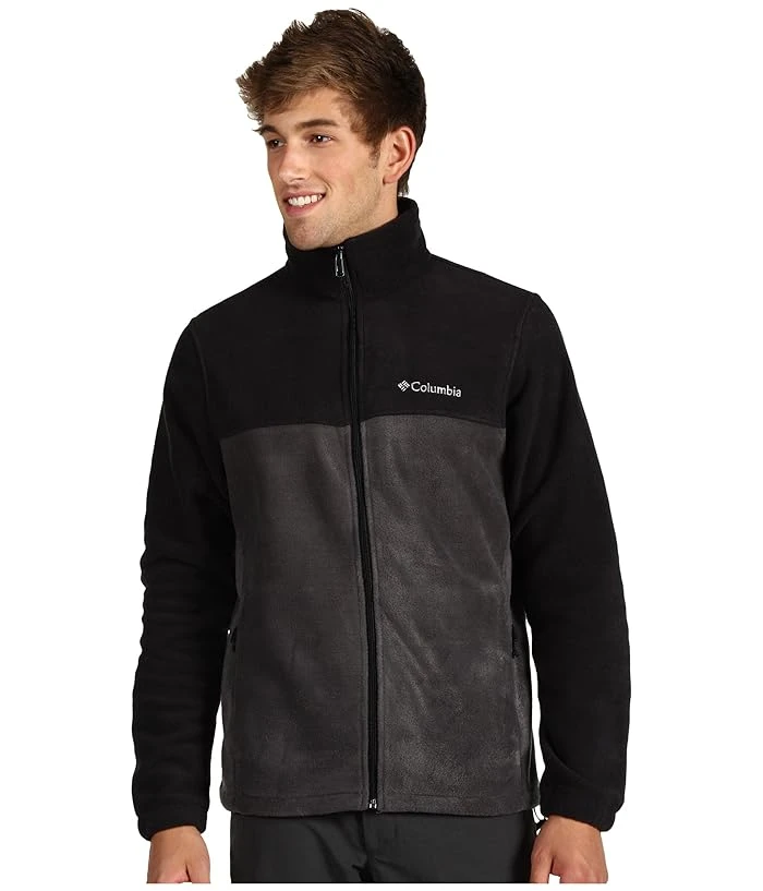 Columbia Men's Steens Mountain Full Zip 2.0 Fleece Jacket - Medium - Black/grill