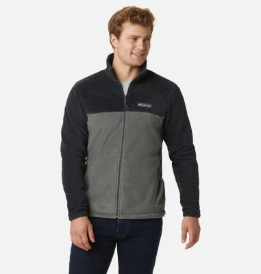 Columbia Men's Steens Mountain Full Zip 2.0 Fleece Jacket - Xl - Black/grill