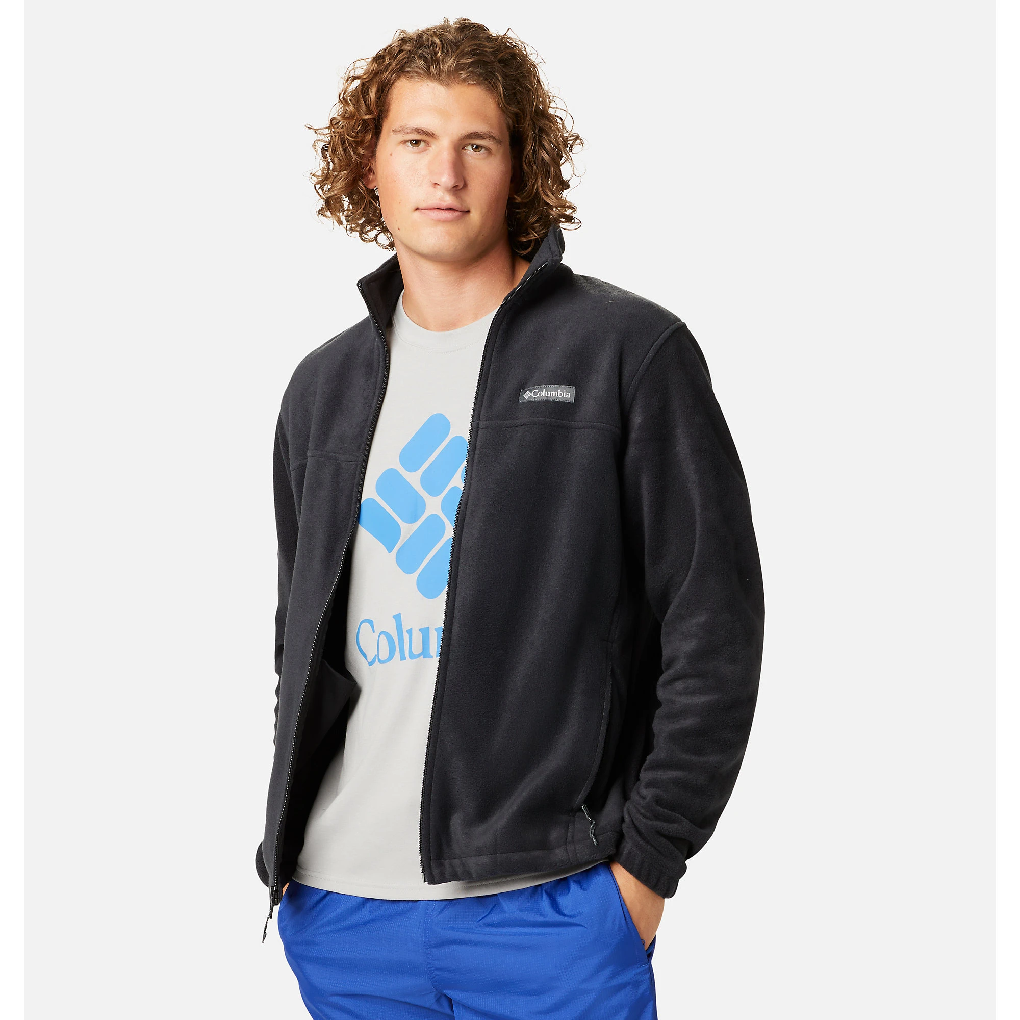 Columbia Men's Steens Mountain Full Zip 2.0 Fleece Jacket - Medium - Black