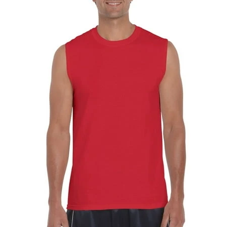 Gildan Ultra Cotton Sleeveless Tee For Men, Size 2xl