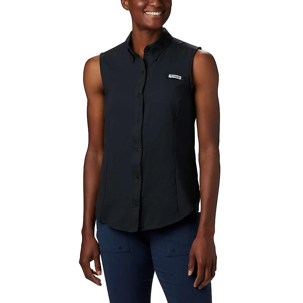 Columbia Women's Tamiami Sleeveless Shirt - Large - Black