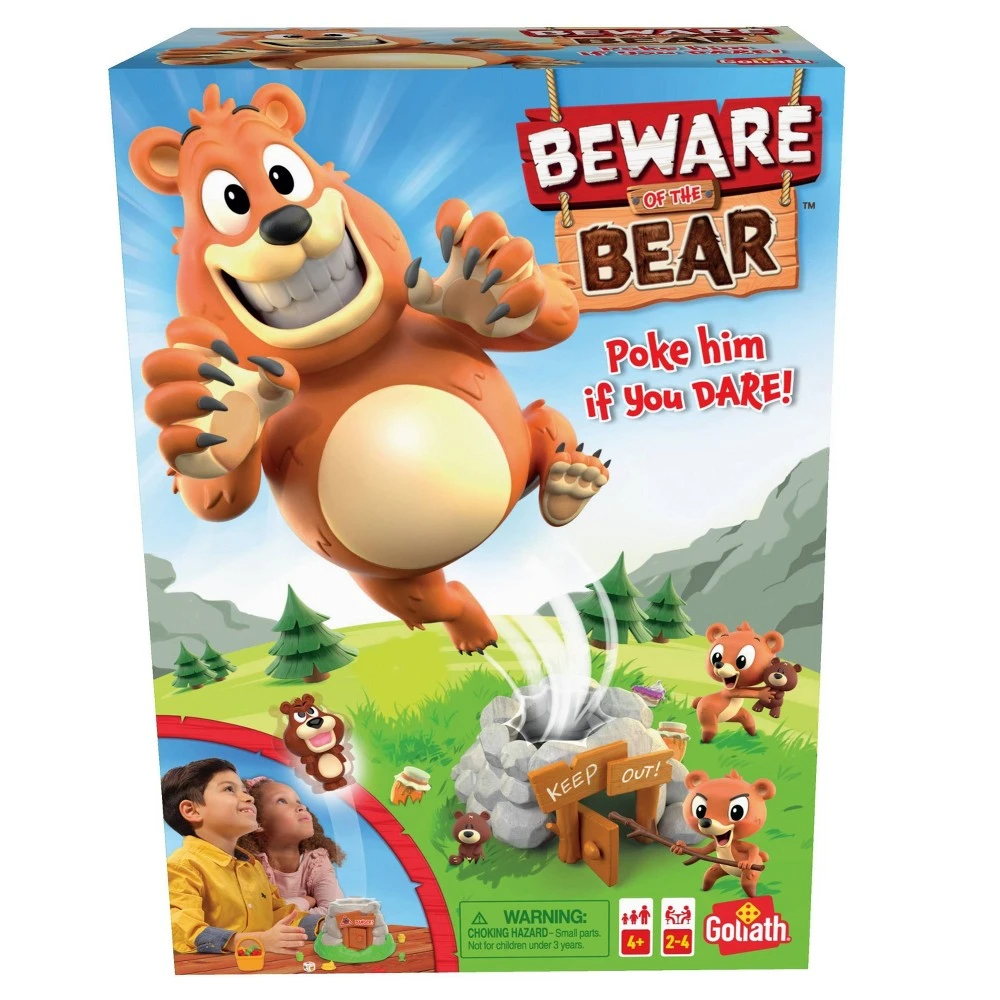 Beware The Bear Kids Board Game, Multicolor, Gth919448