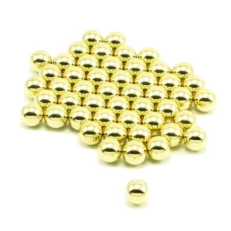 Bolt Slingshots Brass-Plated Slingshot Ammo, 3/8", 50-ct.