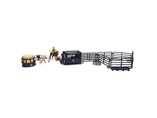 Big Country Toys 16-piece Ranch Set - 1:20 Scale Farm Toy Set