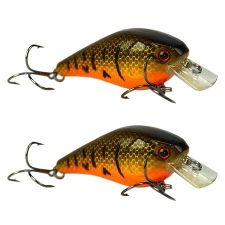 Tackle HD Square Bill 2-Pack - Crawfish Orange Belly