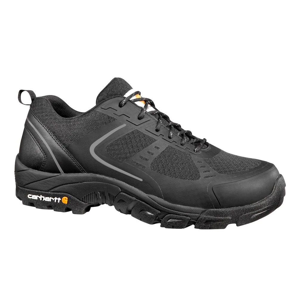 Men's 11m Lightweight Low Black Nylon Mesh Nwp Steel Safety Toe Work Shoe