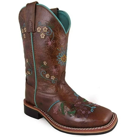 Smoky Mountain Girls Floralie Brown Leather Western Boots Model 3841