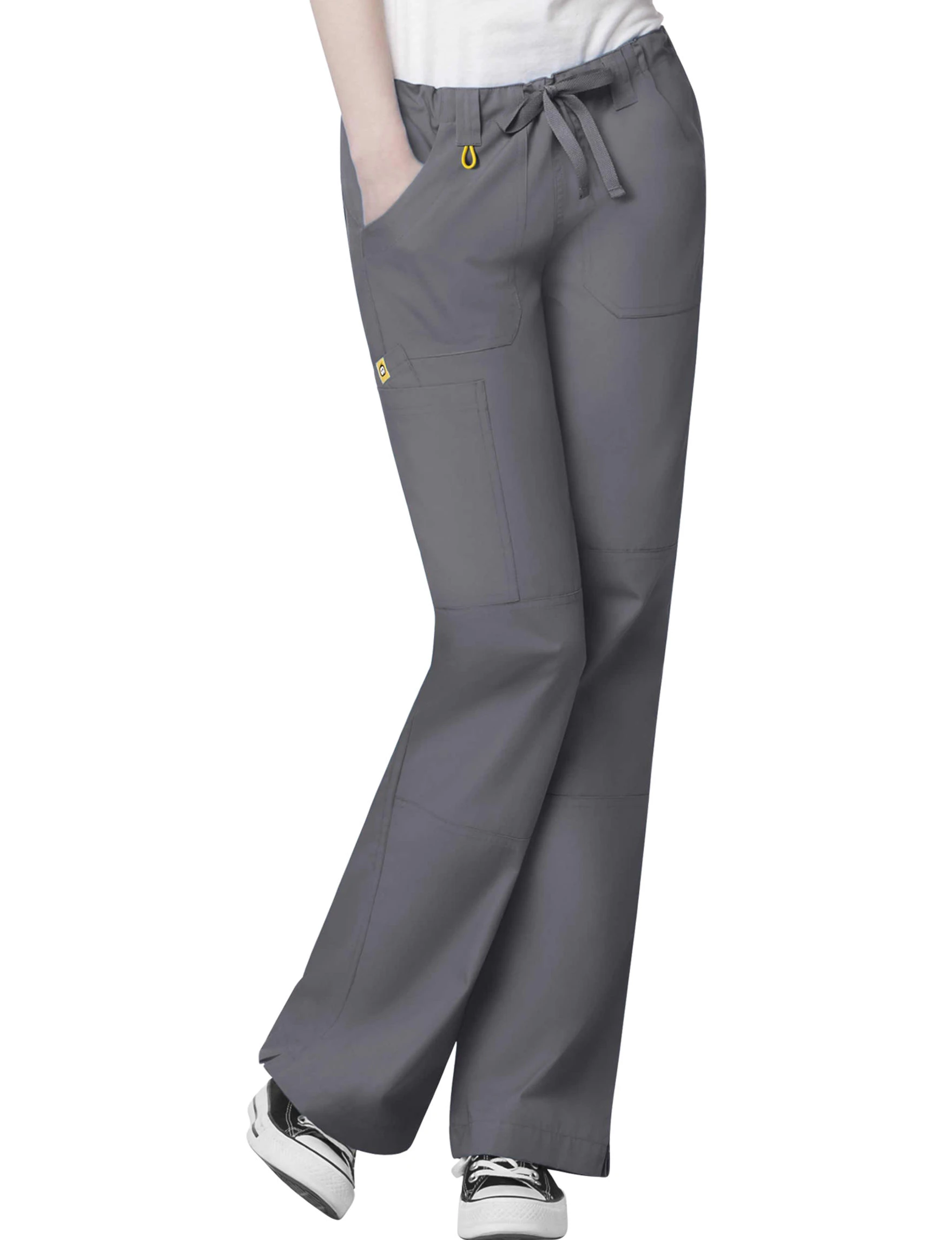 Wonderwink Women's Scrub Cargo Pant 5046x Pewter Xx-large Plus Size
