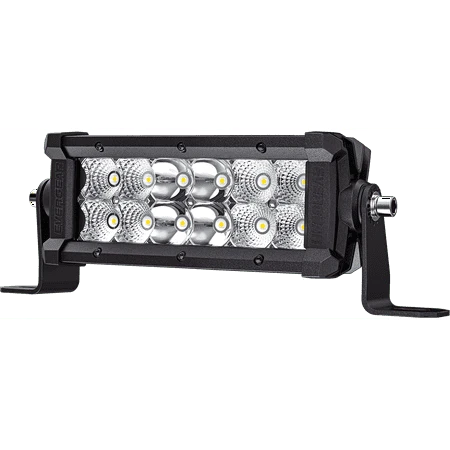Evergear 7 Inch 18w Spot Flood Combo Led Work Light Double Row Led Light Bar