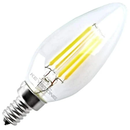 Keystone 12374 60w Equivalent 5.5w 500 Lumen B11 E12 Dimmable Blunt Tip Led Light Bulb