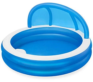 Bestway H2ogo! 7'11" X 5'5" Summer Days Inflatable Family Pool With Uv Sunshade