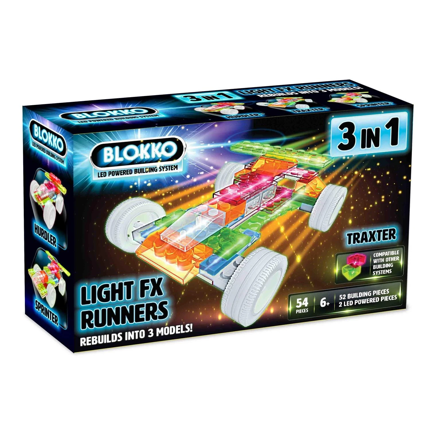 Anker Play 3-in-1 Light Up Race Car
