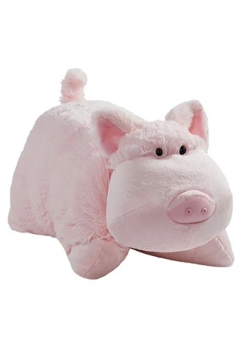 Pillow Pets Signature Wiggly Pig Large Plush Toy 18 Inches
