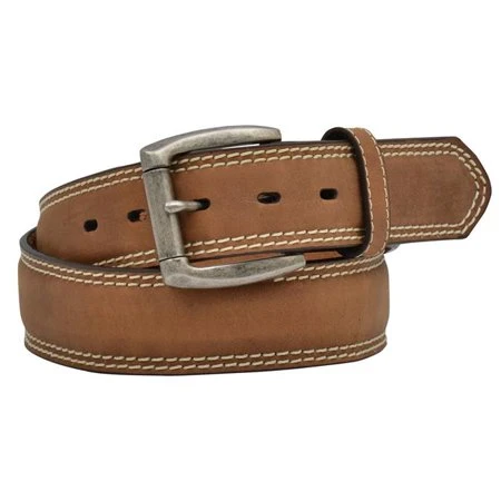 3d Western Belt D1362-42 1.50 In. Light Crazy Tobacco With Straps