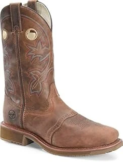 Men's Double H Antonio Cowboy Boot Dh5134 Earthquake Rust Leather Size 11 D