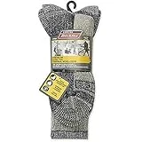 Genuine Dickies Men's Wool Thermal Steel Toe Crew Socks, 2-Pack