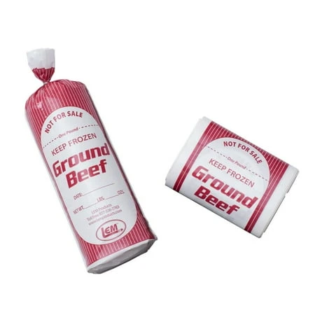 LEM 2 lb. Ground Beef Bags | 25 Count
