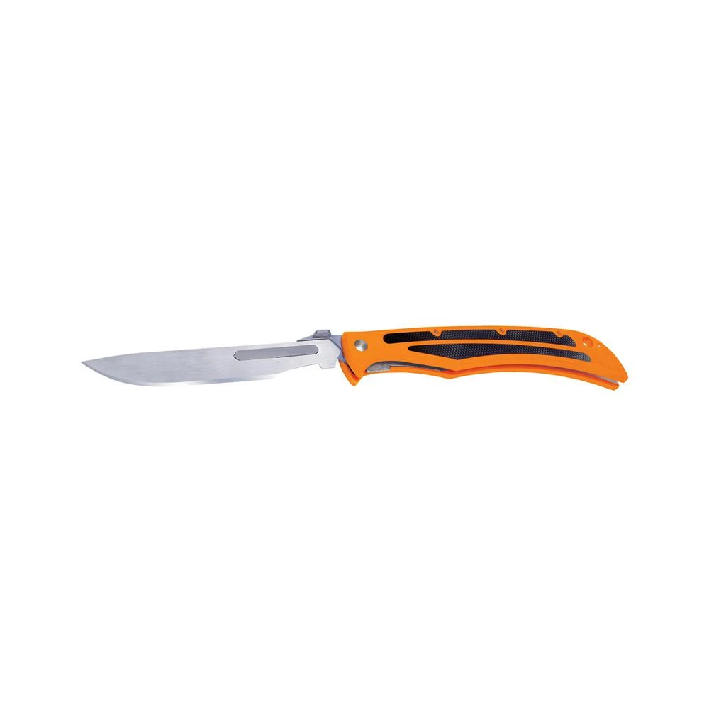 Havalon Baracuta Blaze Knife Xtc-115blaze 4.37 In. Black/orange Folding Knife
