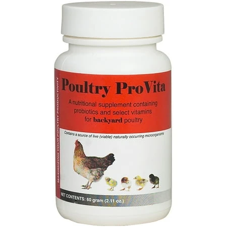 Poultry Provita Nutritional Supplement For Backyard Poultry, 60 Grams