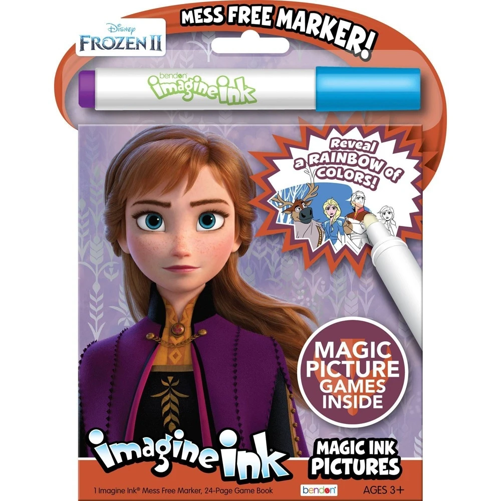 Disney Frozen Ii Imagine Ink Magic Ink Pictures Book With Marker