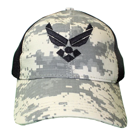 Usa Made Digital Mesh Hat - Air Force Design