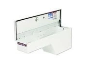 Weather Guard 160301 Pork Chop Tool Box 46.5 X 9.25 X 19.125 White